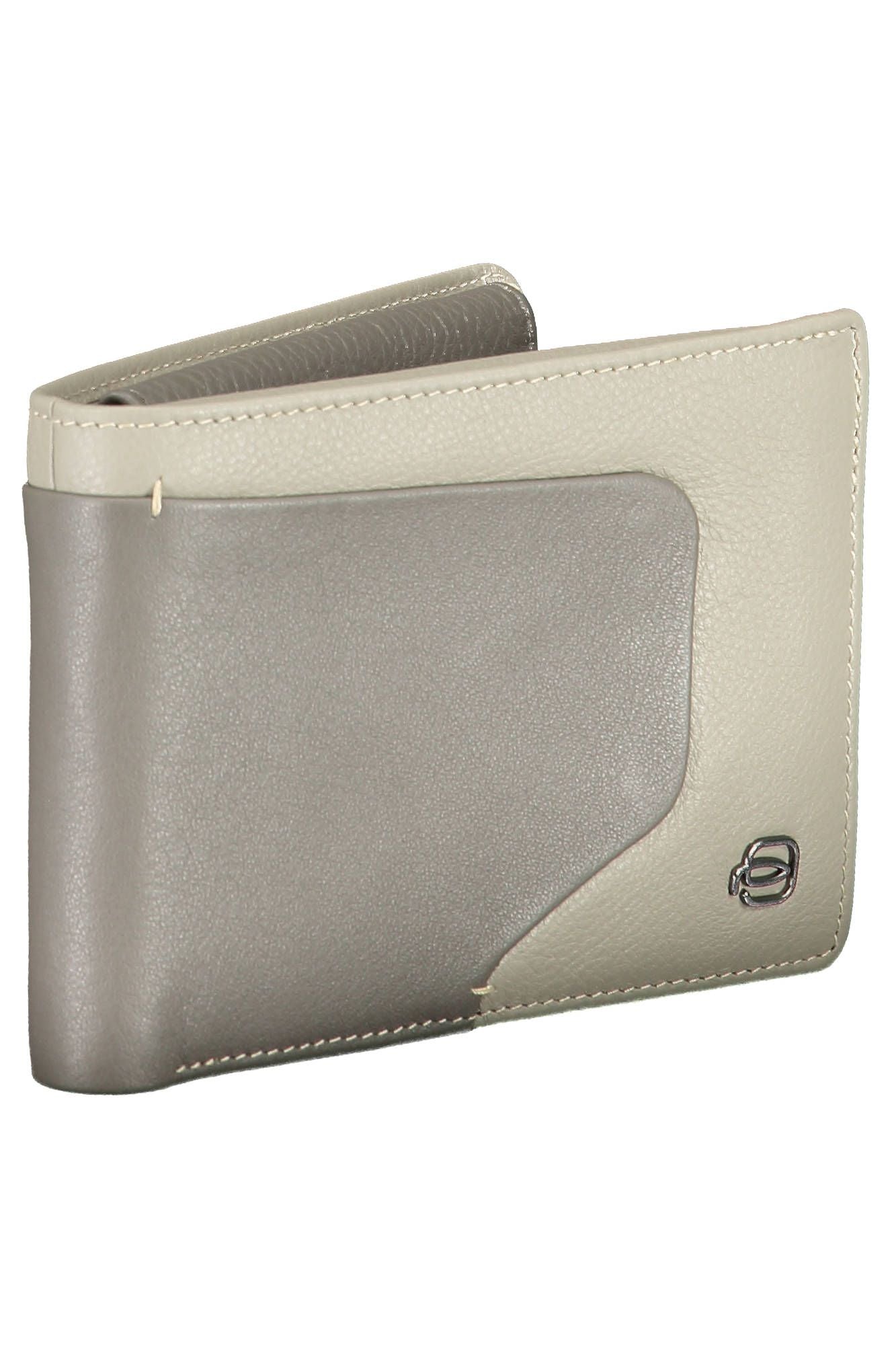 Gray Leather Wallet