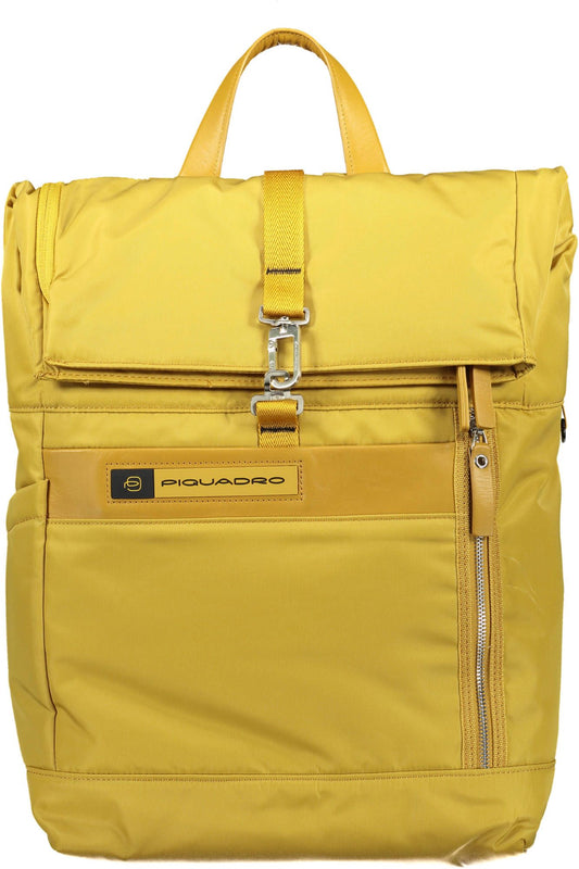 Yellow Nylon Backpack