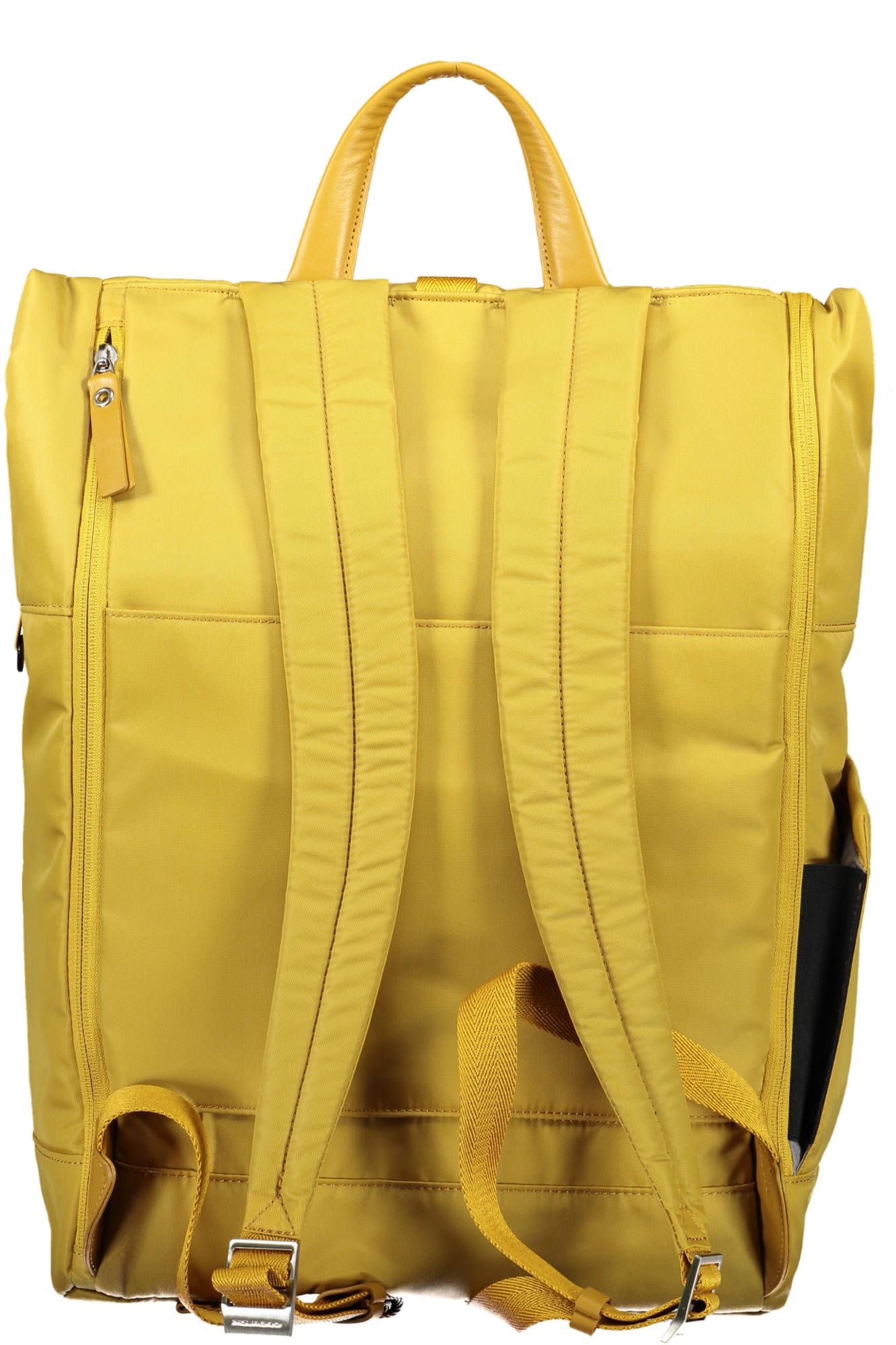 Yellow Nylon Backpack