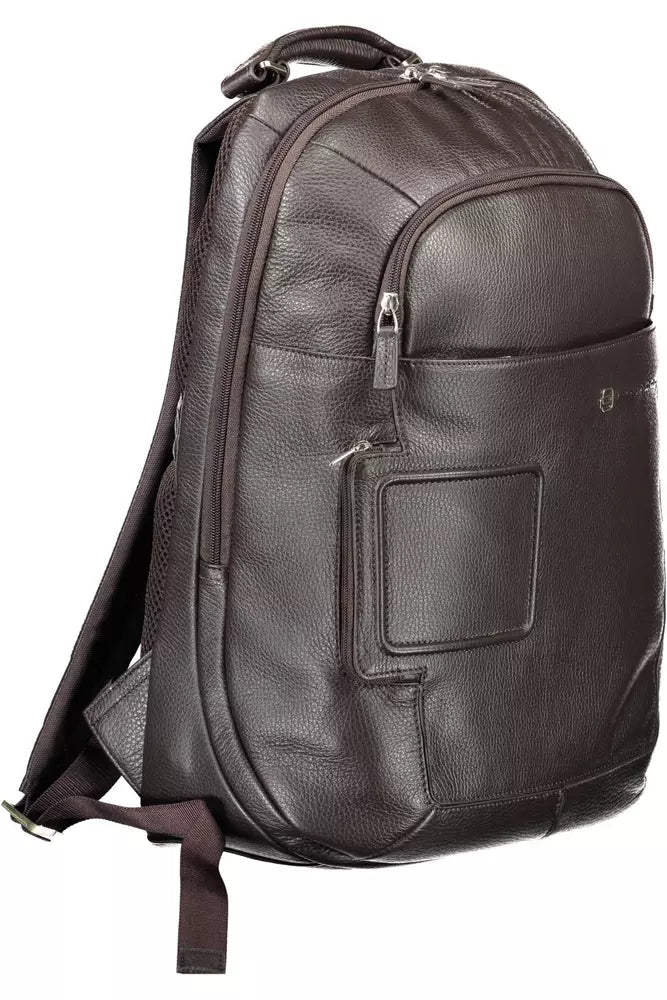 Brown Nylon Backpack