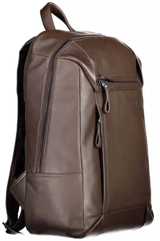 Brown Leather Backpack