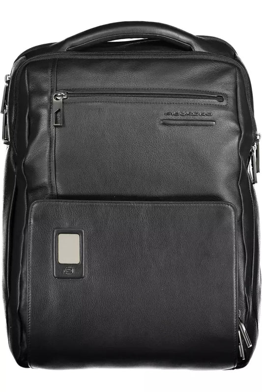 Black Leather Backpack