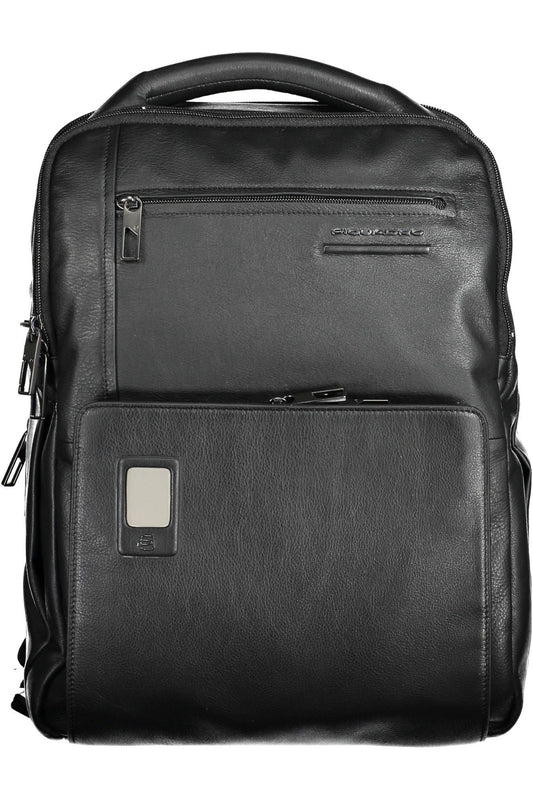 Black Leather Backpack