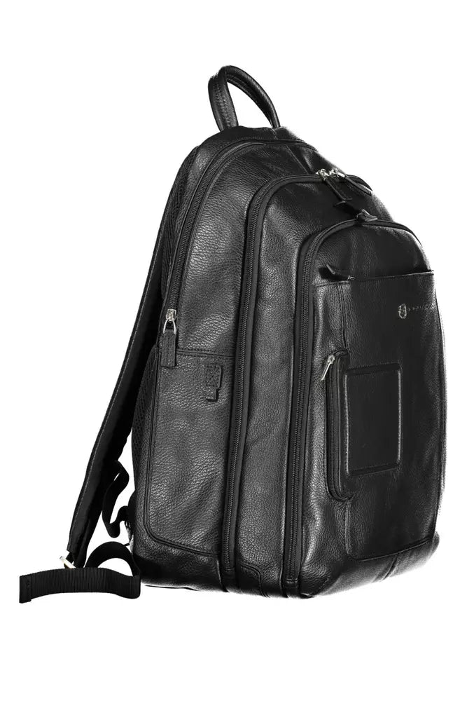 Black Leather Backpack