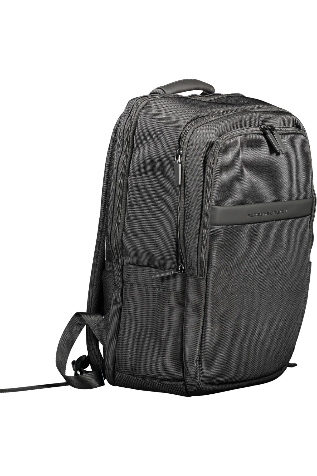 Black Polyester Backpack