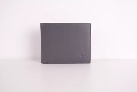 Sleek Calfskin Leather Wallet with RFID Protection