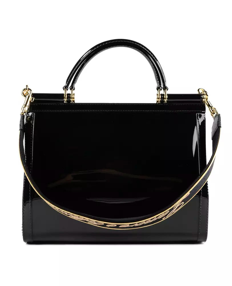 Elegant Black Sicily Shoulder Bag