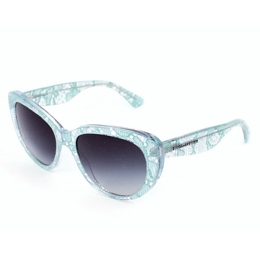 Chic Turquoise Weave Frame Sunglasses