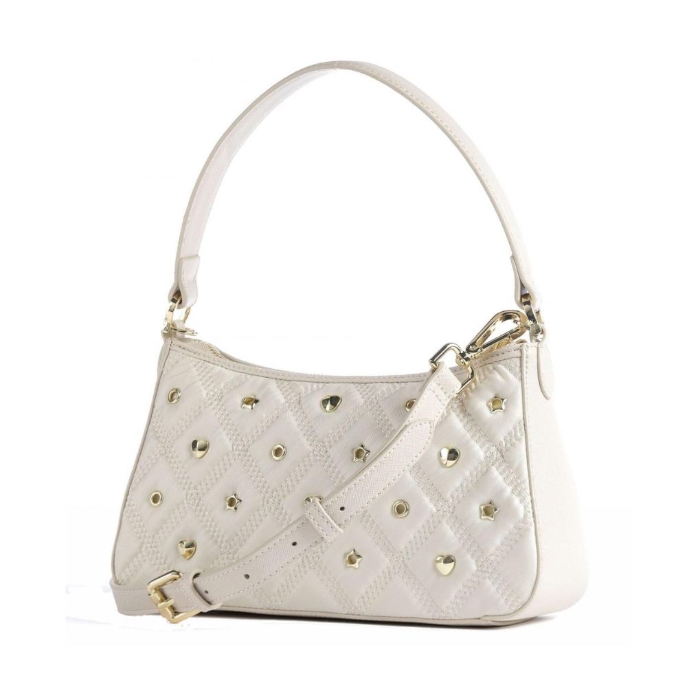 Chic White Nylon Crossbody Beauty