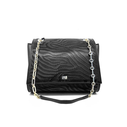 Elegant Perforated Calfskin Shoulder Bag