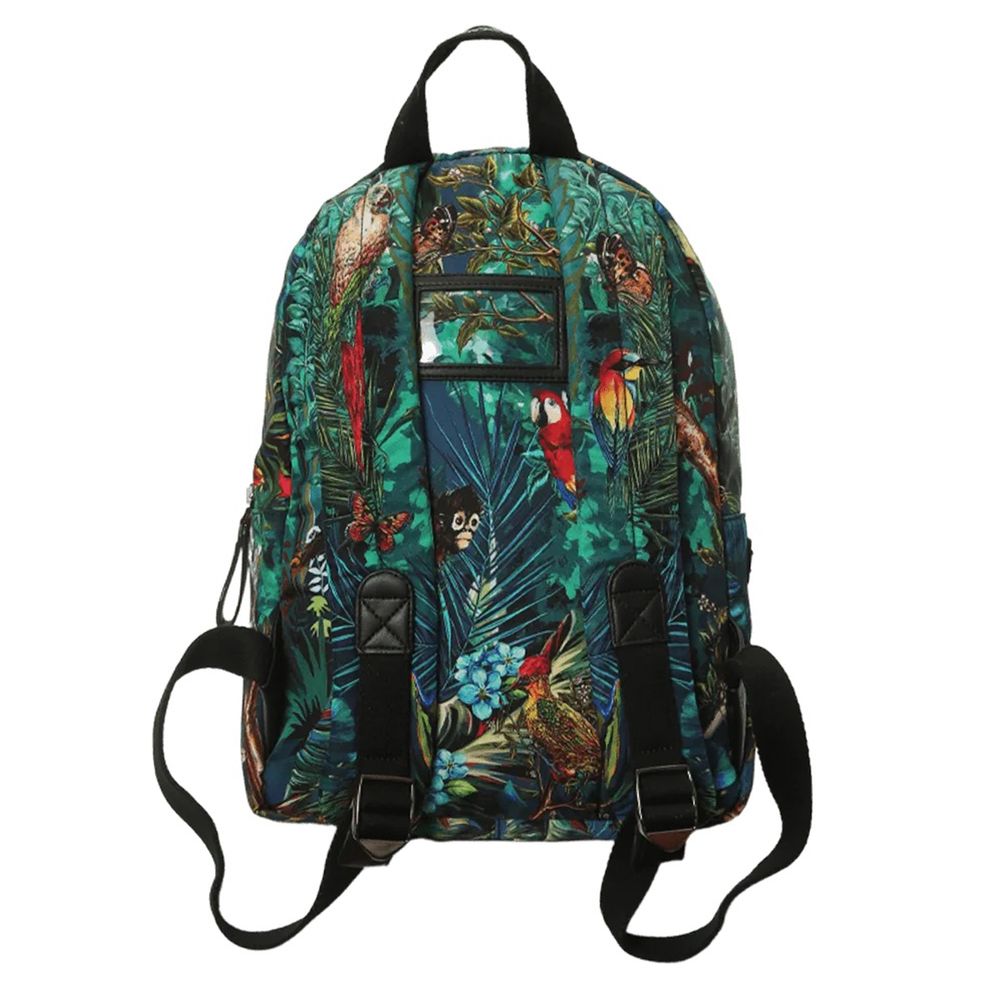 Green Nylon Backpack