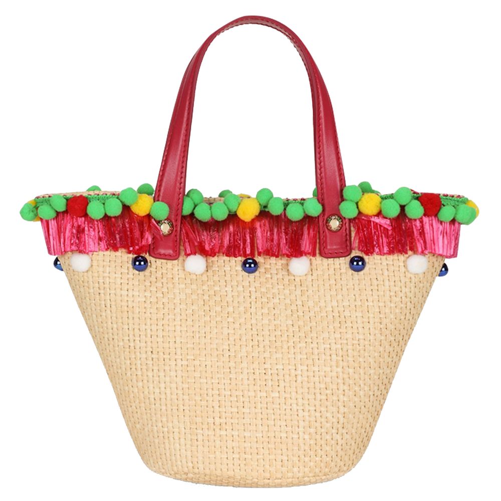 Multicolor Viscose Handbag