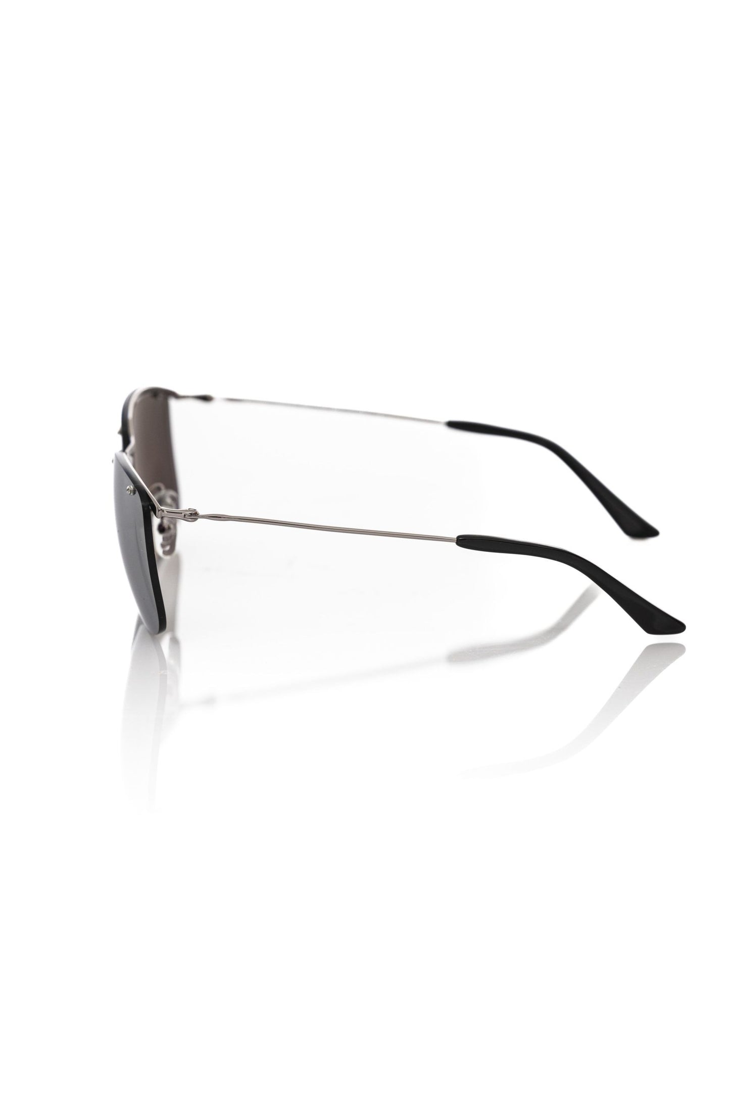 Sleek Silver Clubmaster Sunglasses