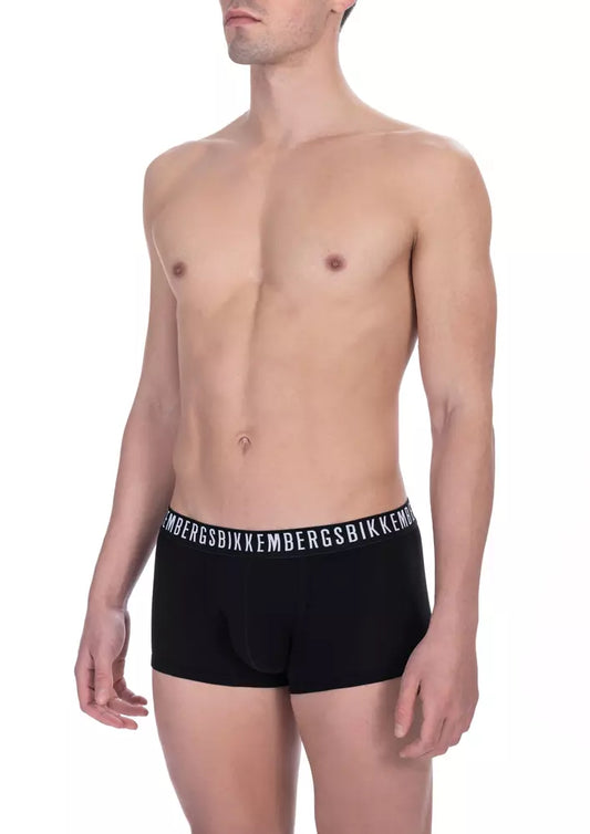 Sleek Bikkembergs Trunk Duo in Classic Black