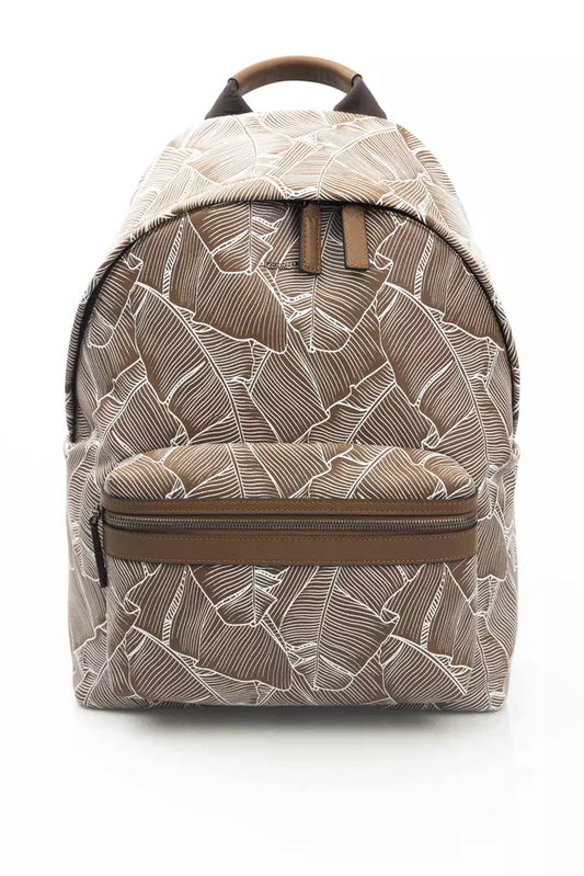 Elegant Leather Backpack with front Pocket