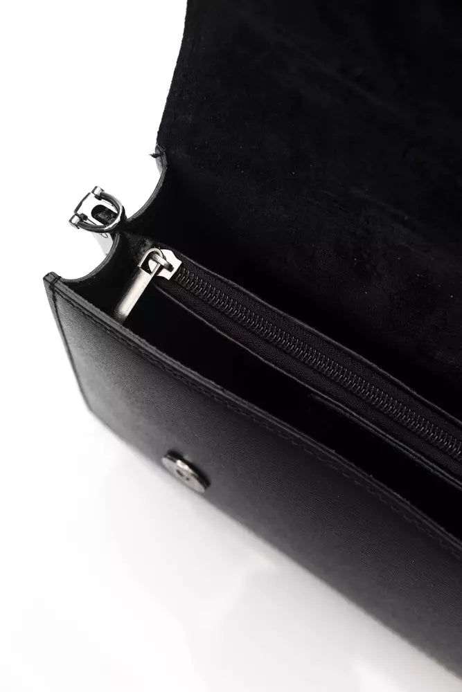 Chic Black Leather Shoulder Bag