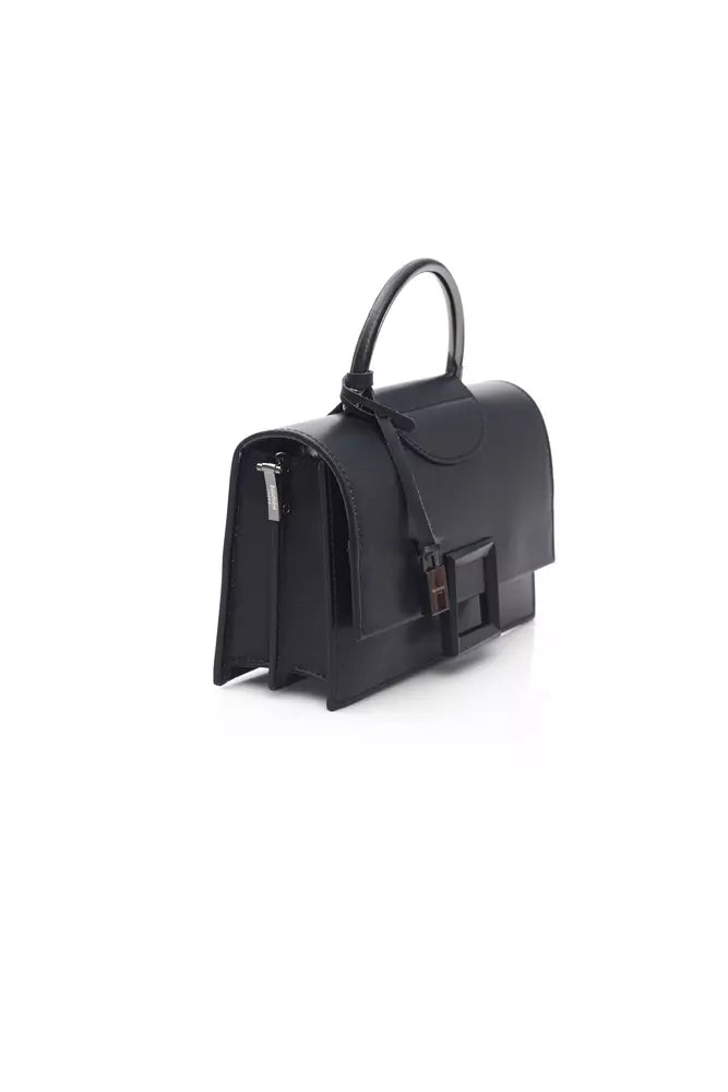 Chic Black Leather Shoulder Bag