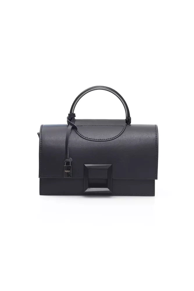 Chic Black Leather Shoulder Bag