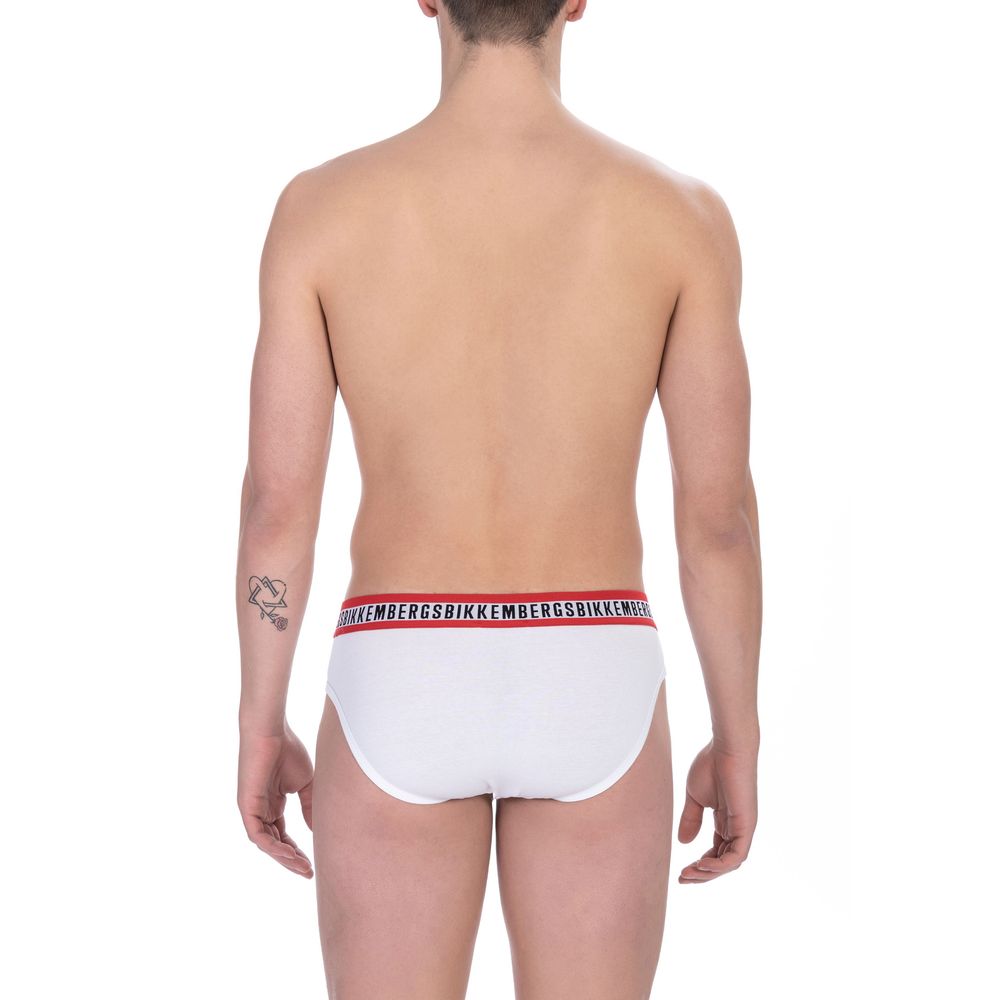 Sleek Bikkembergs Cotton-Elastane Bi-pack Briefs