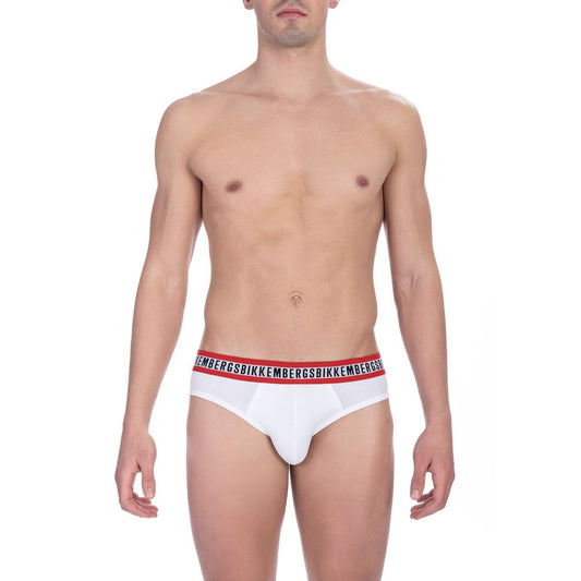 Sleek Bikkembergs Cotton-Elastane Bi-pack Briefs