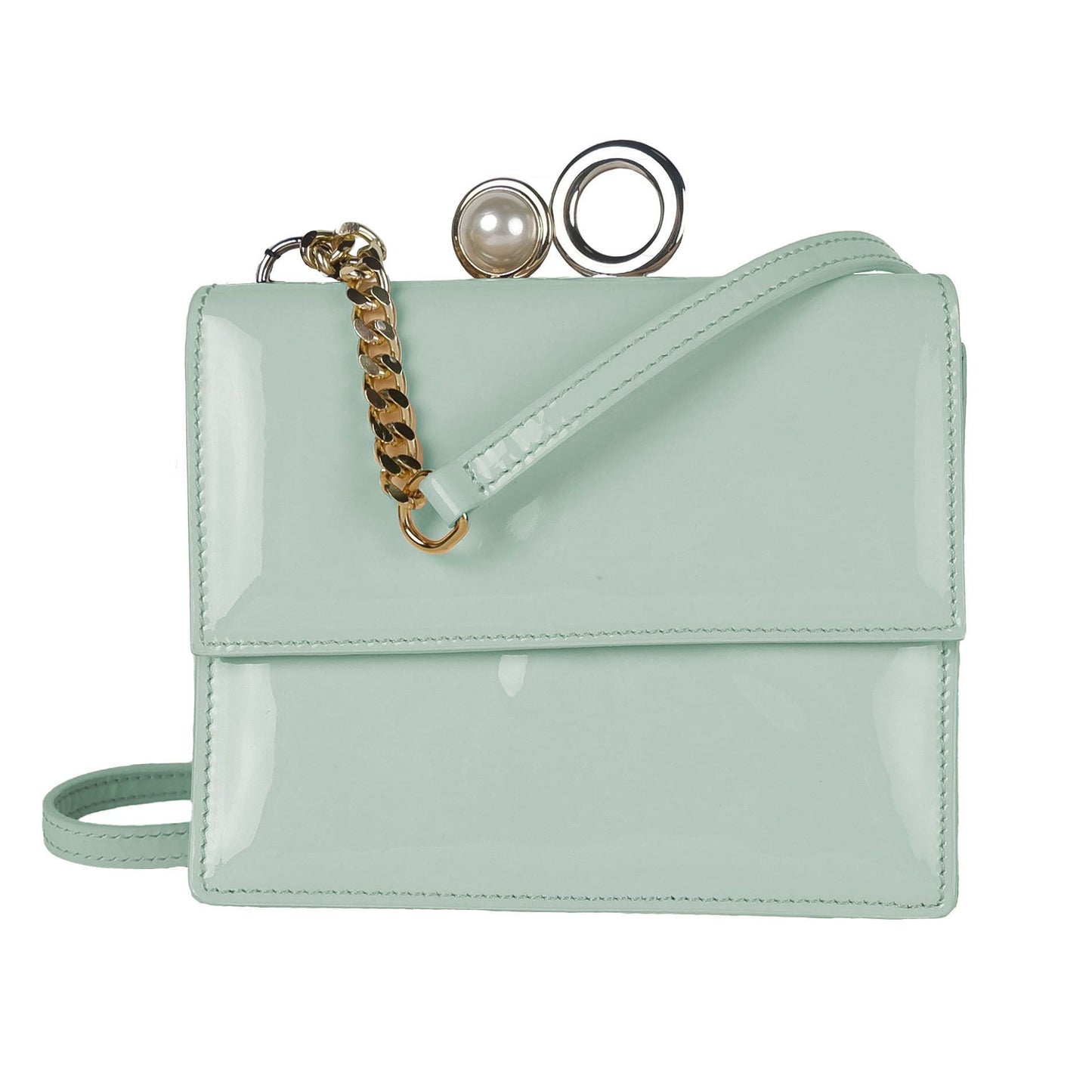 Elegant Mint Green Small Shoulder Bag