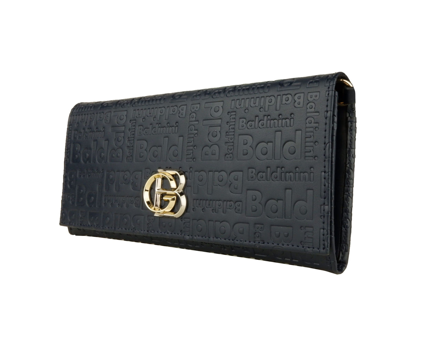 Chic Monogram Dark Blue Crossbody Bag