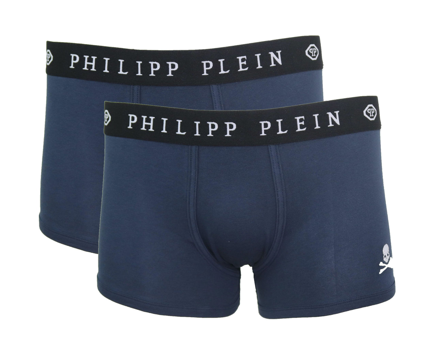 Elegant Navy Blue Boxer Duo