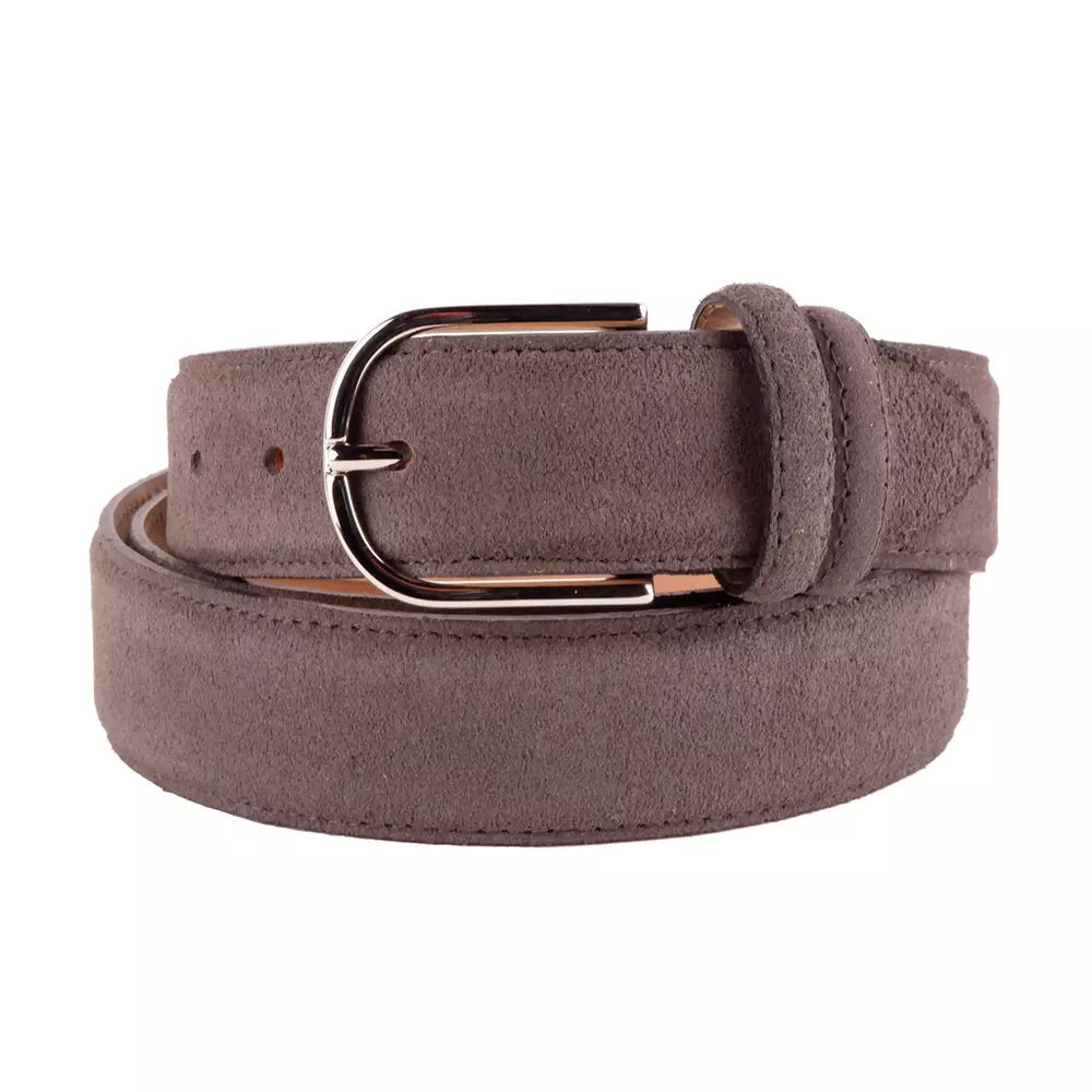 Elegant Quad of Suede Calfskin Belts