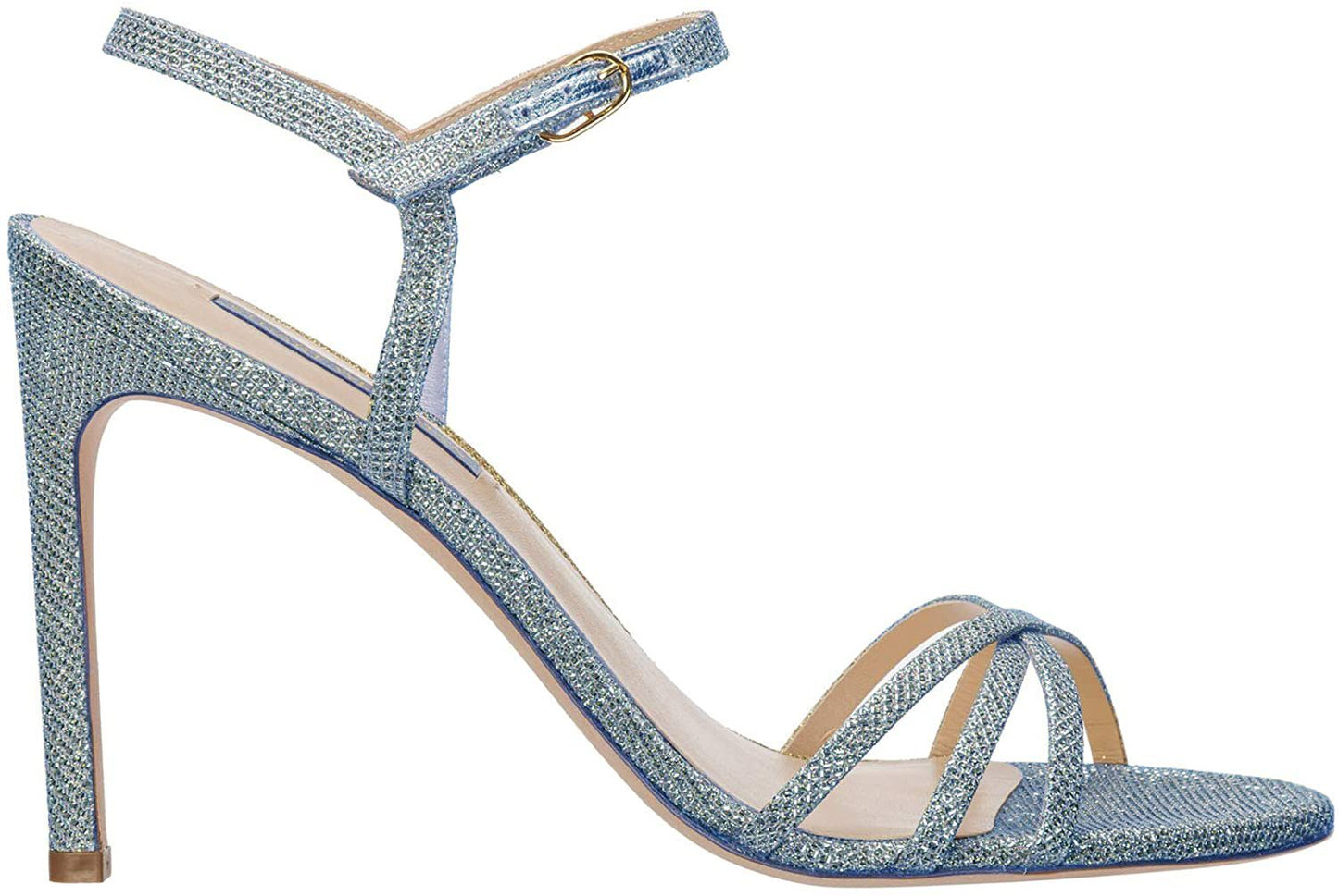 Glittering Starla Ankle Strap Sandals