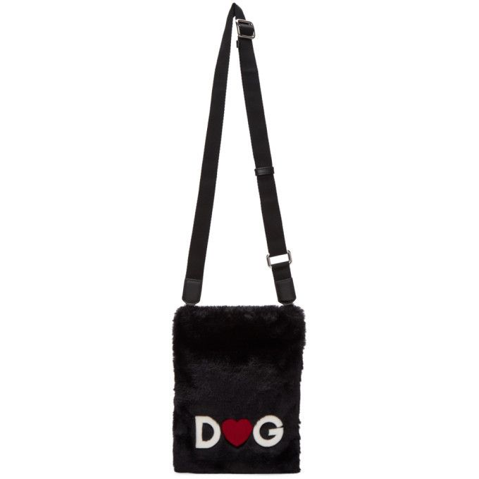 Elegant Black Shoulder Bag with Calf Leather Accents