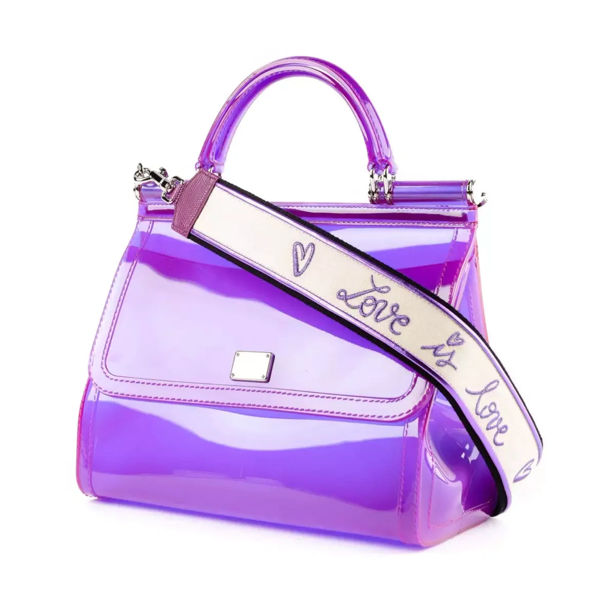 Elegant Purple Sicily Tote - Iconic Charm