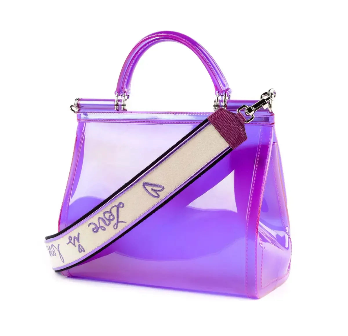 Elegant Purple Sicily Tote - Iconic Charm