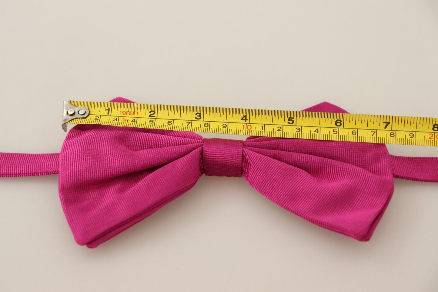 Elegant Pink Silk Bow Tie