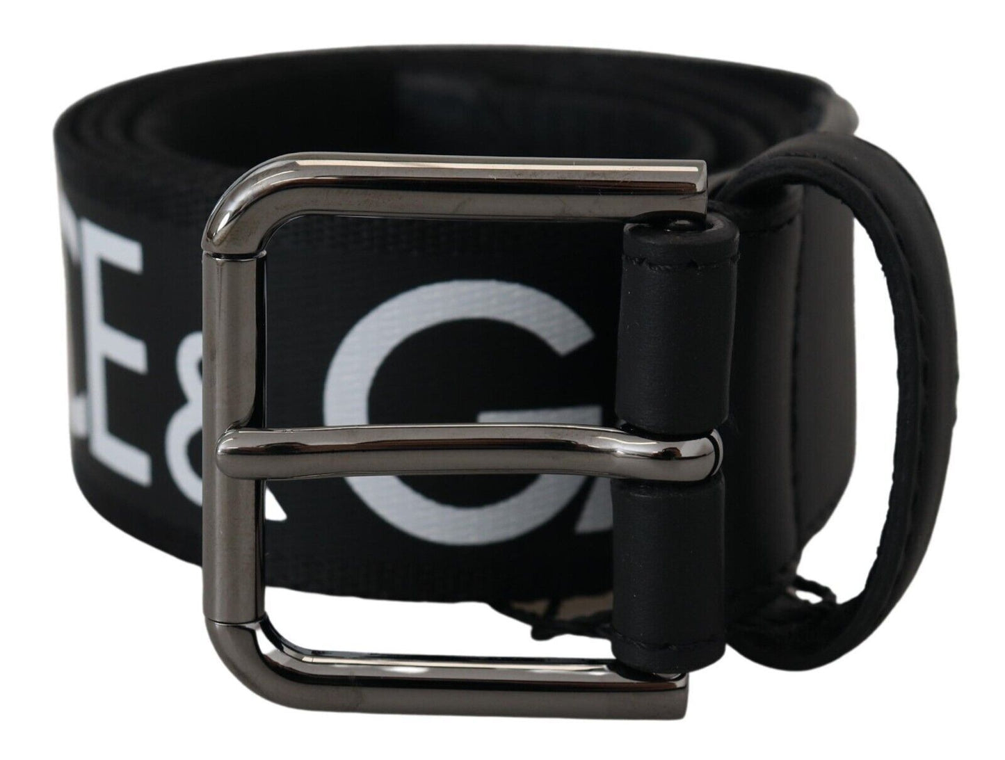 Elegant Monochrome Belt with DG Logo