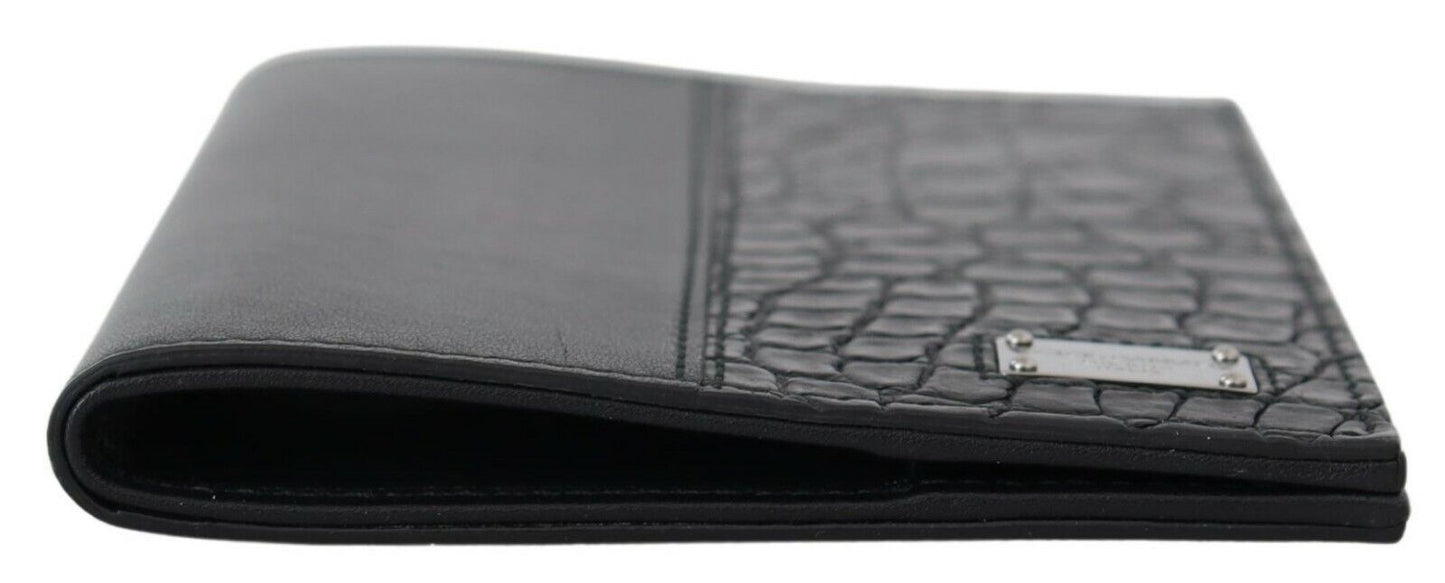 Elegant Exotic Leather Passport Holder