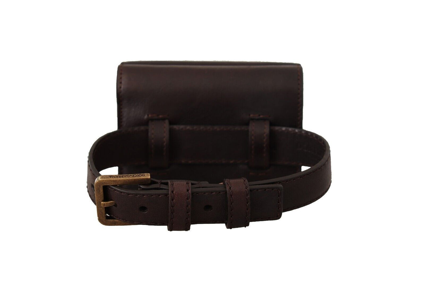 Elegant Leather Trifold Multi Kit with Belt Strap