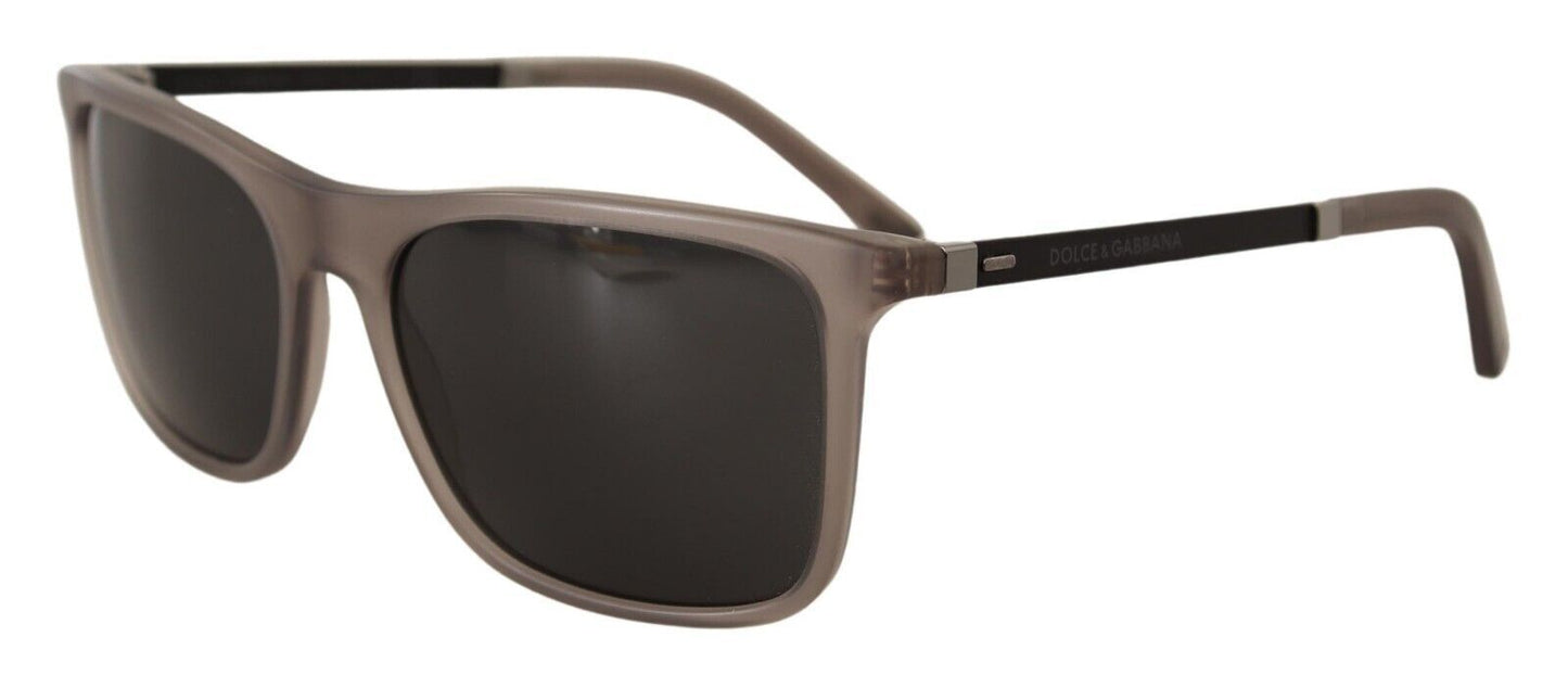 Elegant Gray Acetate Polarized Sunglasses