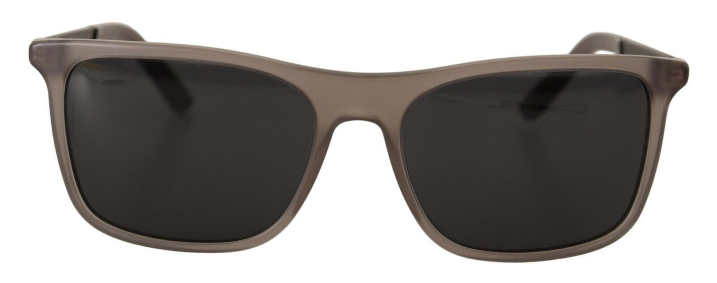 Elegant Gray Acetate Polarized Sunglasses