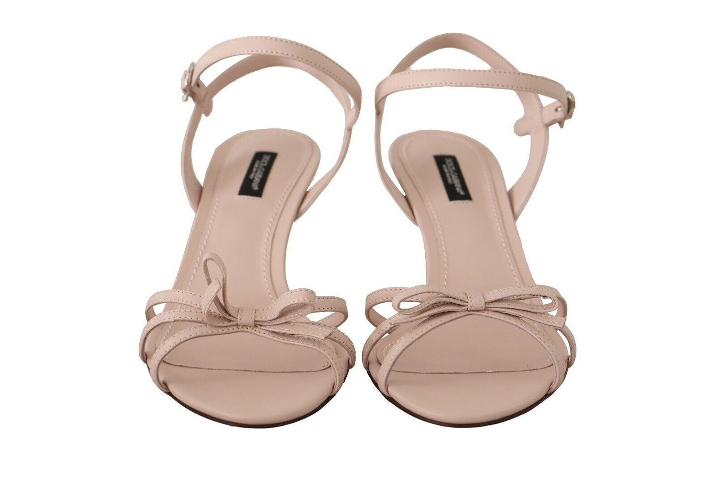 Chic Light Pink Kitten Heel Sandals