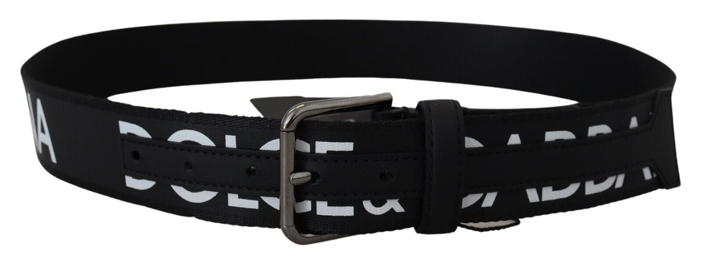 Elegant Monochrome Belt with DG Logo