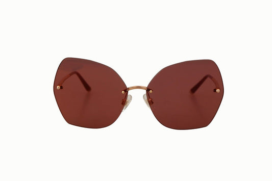 Elegant Gold-Toned UV Protection Sunglasses