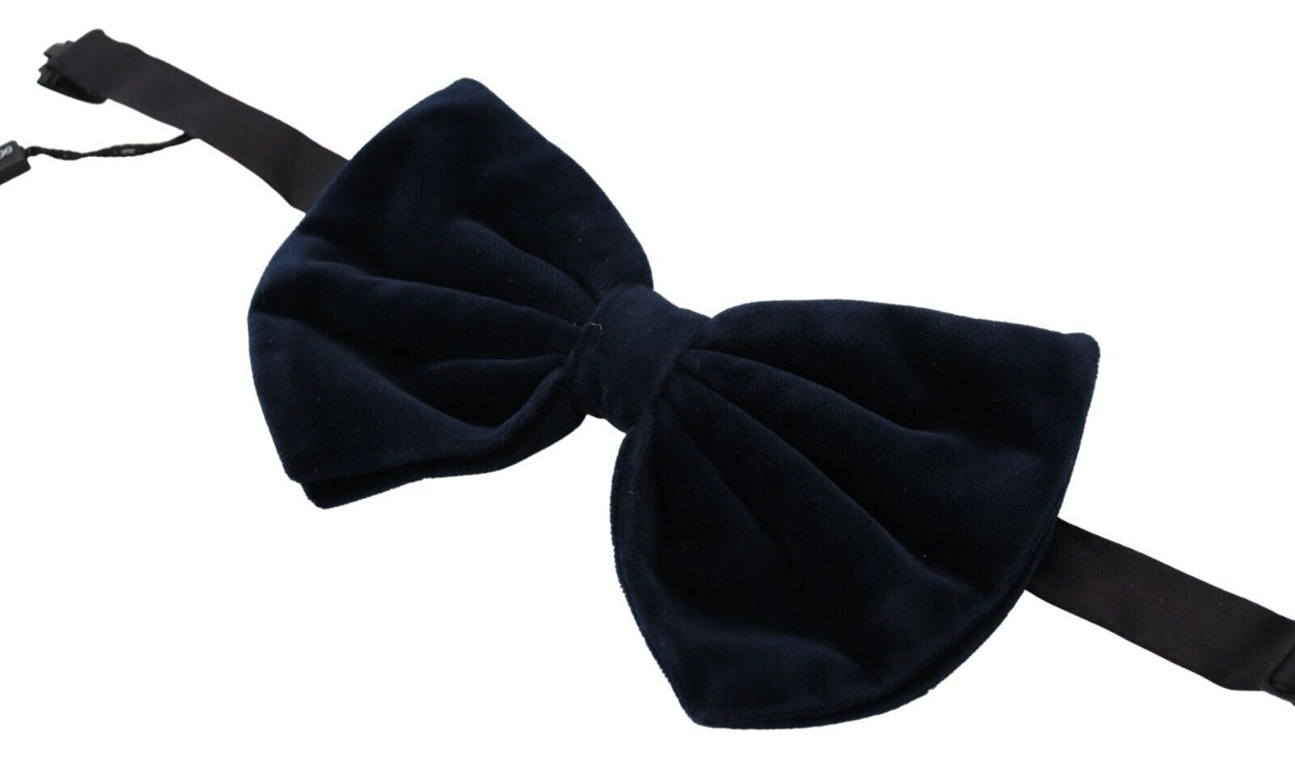 Exclusive Blue Silk Blend Bow Tie