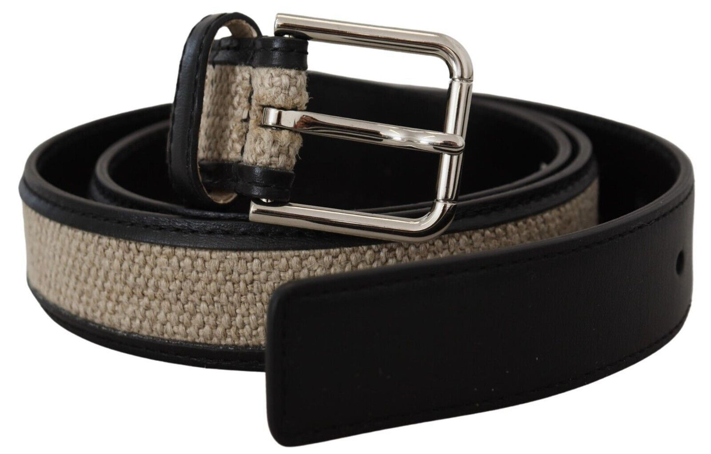 Elegant Dual-Tone Leather Belt