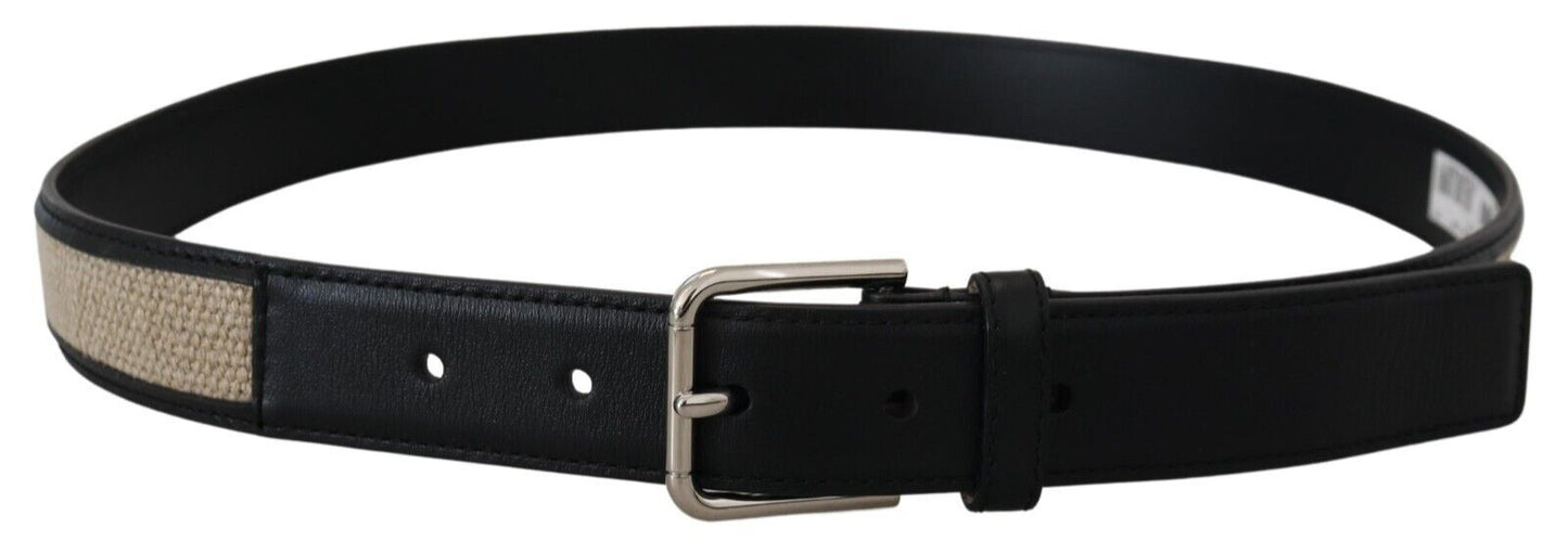 Elegant Dual-Tone Leather Belt