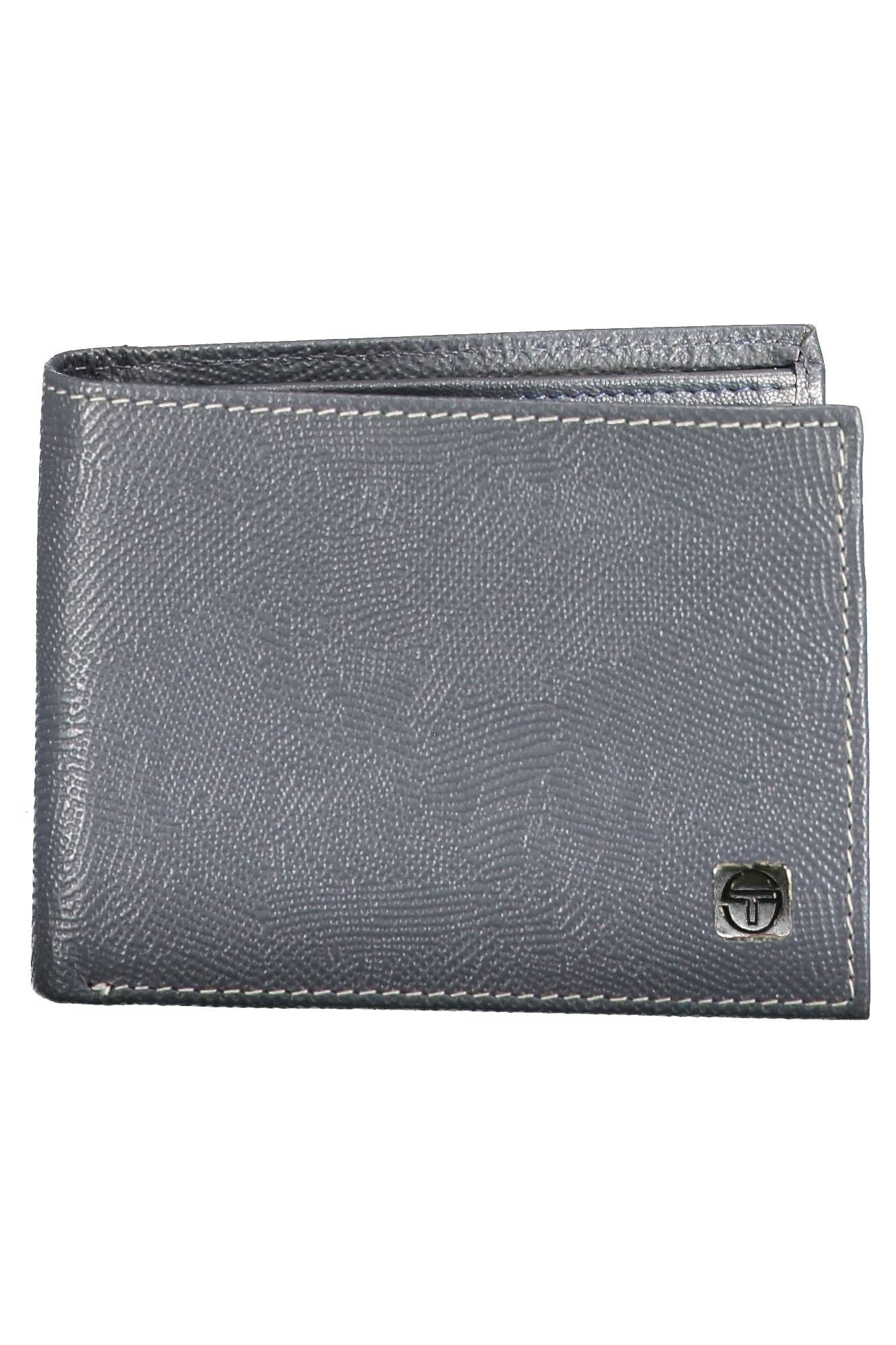 Blue Leather Wallet