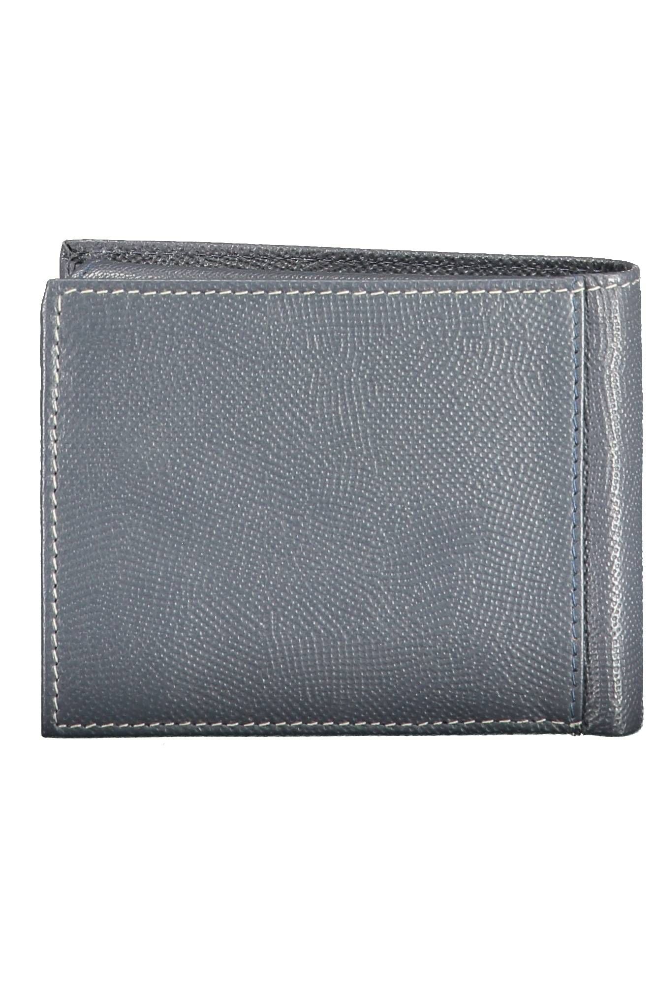 Blue Leather Wallet