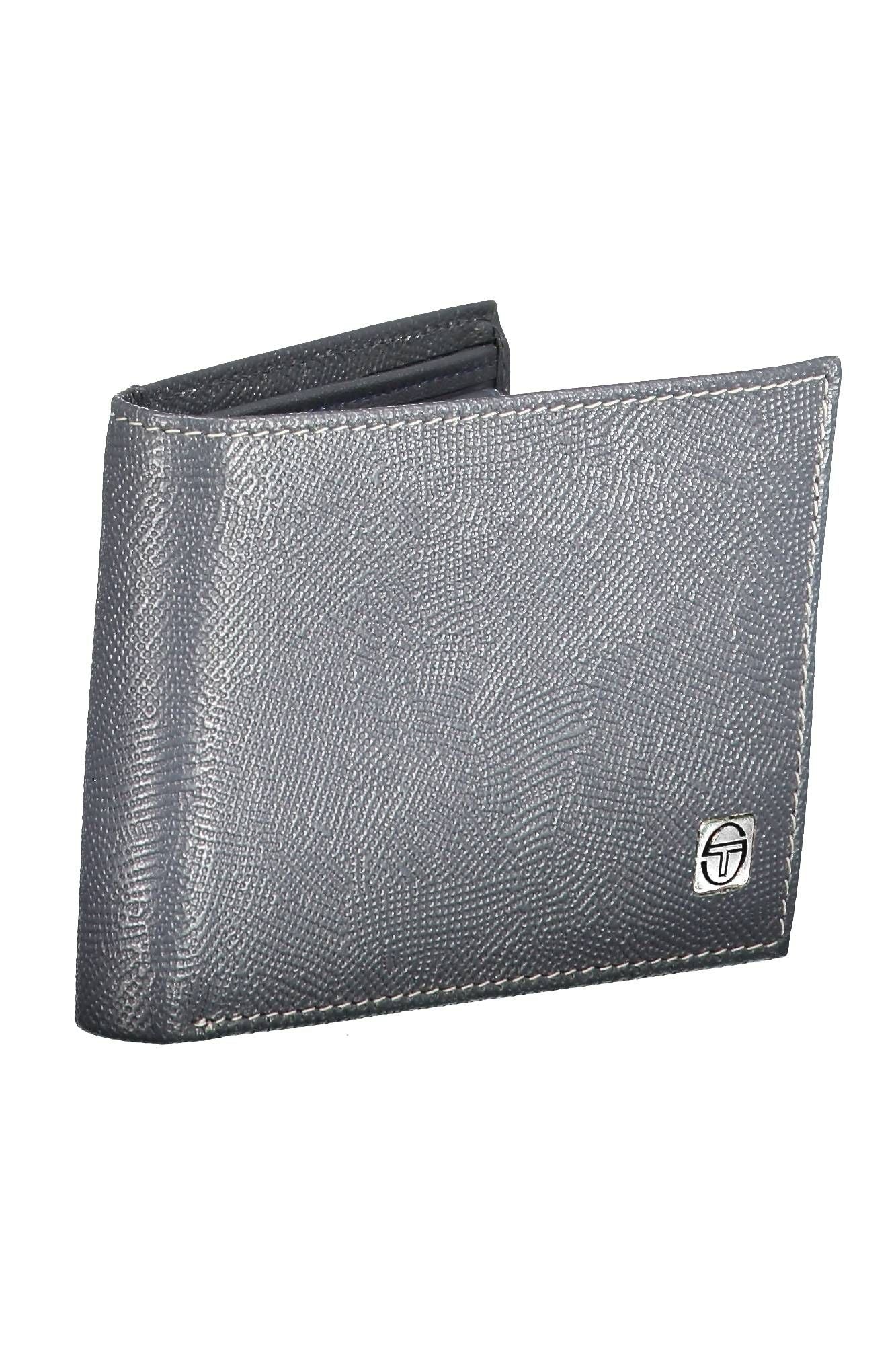 Blue Leather Wallet