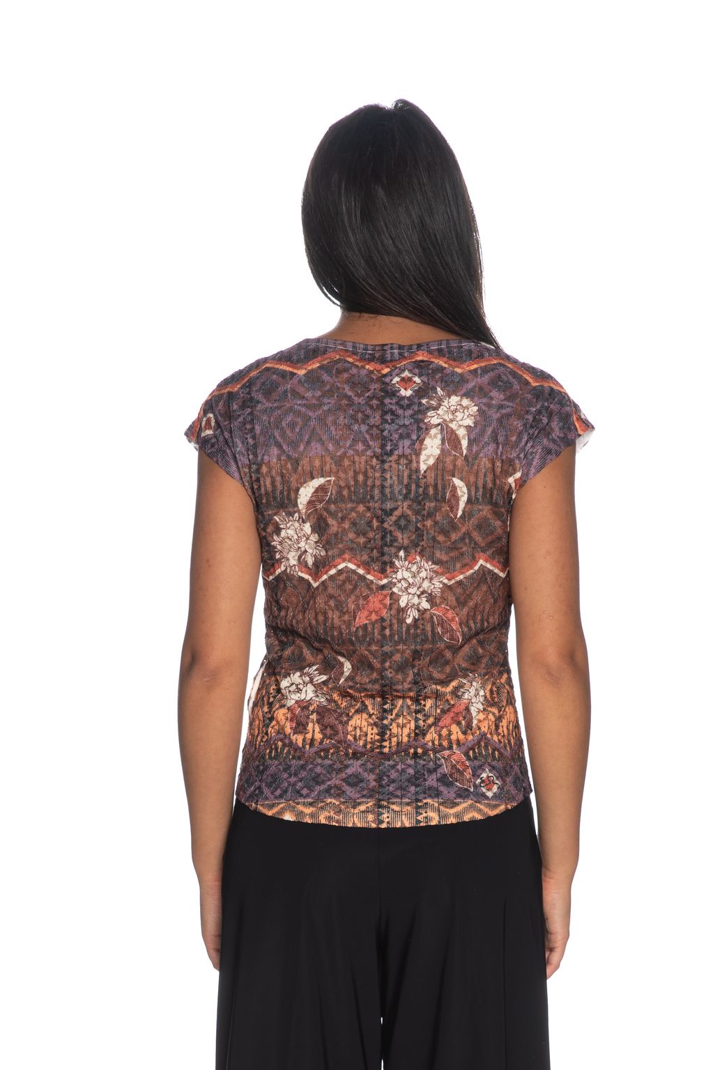 Elegant Boat Neck Kimono Sleeve Tee