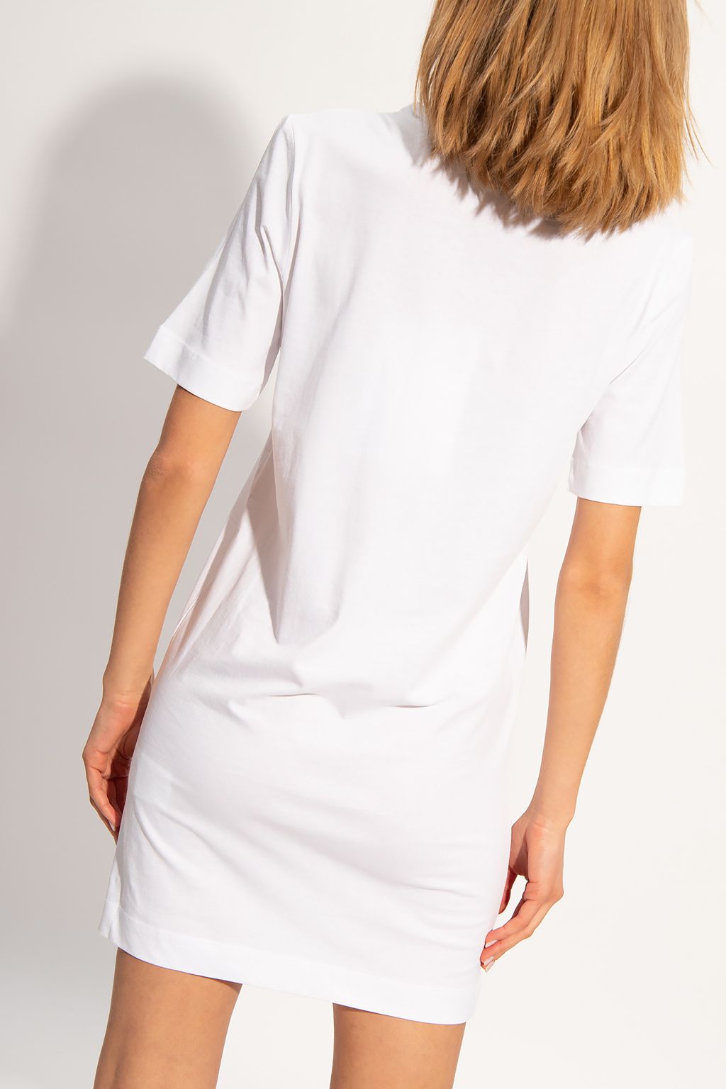 Chic Logo-Printed Cotton Dress