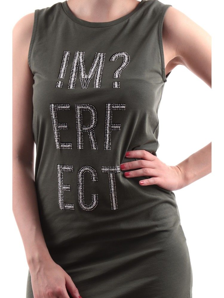 Army Green Maxi Tank Dress with Embellishments